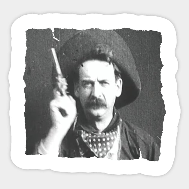 Great Train Robbery (1903) Justus D. Barnes Sticker by J. Rufus T-Shirtery